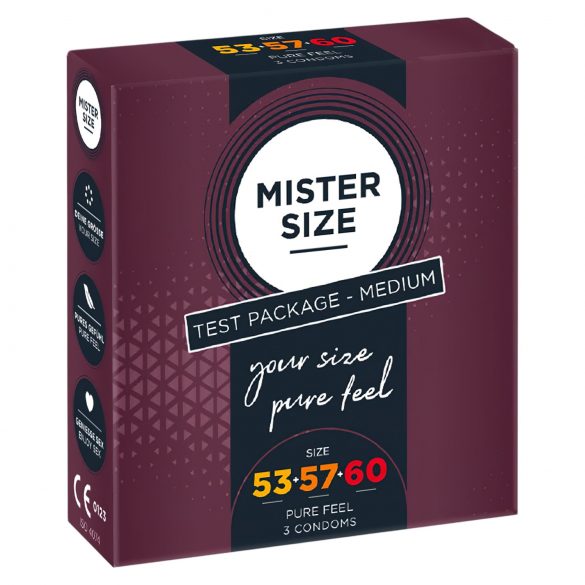 Mister Size - Condones 53-60mm (3uds)