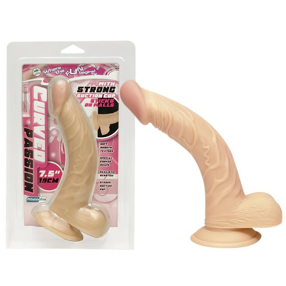 Dildo Natural Curvado NMC 19cm