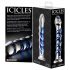 Icicles No. 5 - Dildo de cristal en espiral (transparente-azul)