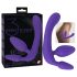 Dildo triple sin correas ajustable (morado)