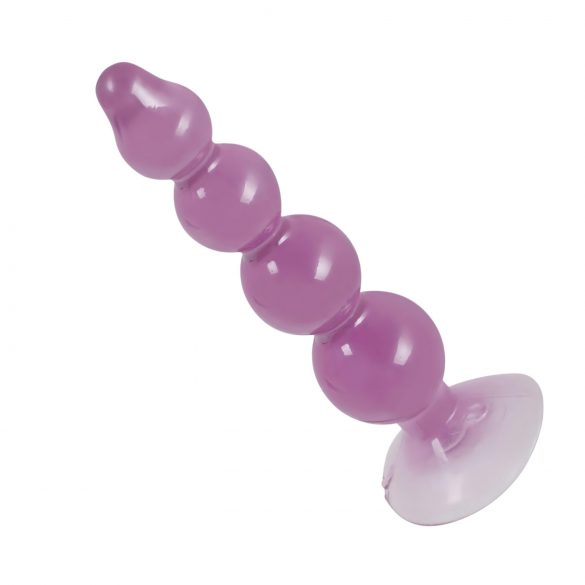 You2Toys - cuentas anales - dildo anal con ventosa (morado)