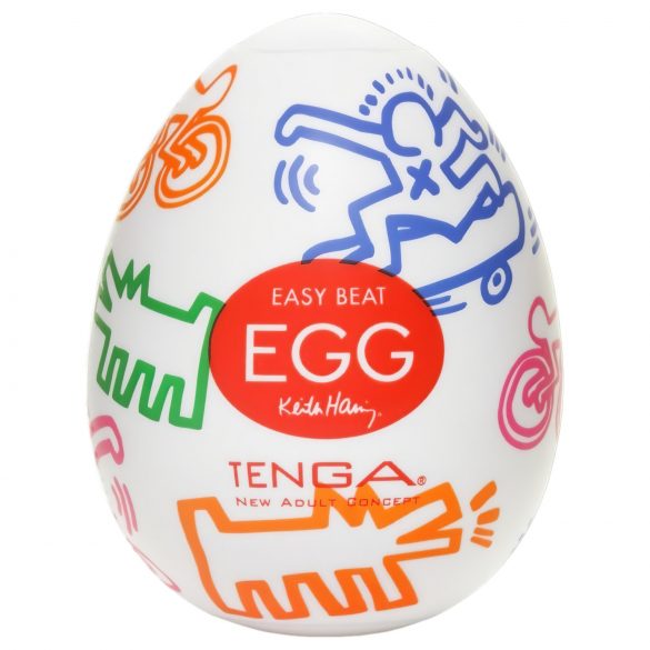 TENGA Egg Keith Haring Street - Masturbador en forma de huevo (1 unidad)