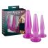 You2Toys - Set de plugs anales - 3 unidades (lila)