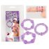 You2Toys - ¡Ponte duro! Conjunto de anillos lila (3 piezas)