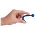 Dilatador Sperm Stopper - Dildo silicona azul para uretra