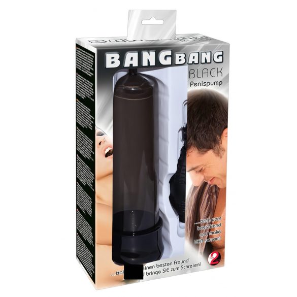 Bomba Bang bomba de vacío para pene - negro