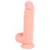 Medical - dildo recto de silicona médica (20cm) - natural