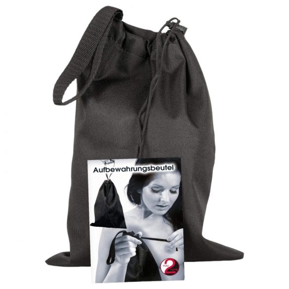 Bolsa discreta para juguetes sexuales (negra)