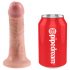 Dildo con arnés King Cock 6 - natural