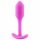 b-vibe Snug Plug 1 - tapón anal con peso (55g) - rosa