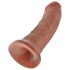 Dildo King Cock 20 cm - Natural oscuro