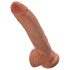 Dildo King Cock 23cm - marrón