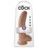 Dildo King Cock 23cm - marrón