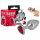 You2Toys - Diamond - Plug anal de aluminio de 85g (plata-rojo)