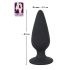 Plug anal Negro Velvet Pesado 75g