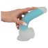 Dildo fosforescente azul con base adherente You2Toys Glow in the Dark