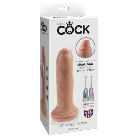 Dildo Realista King Cock 15 cm - Natural