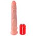 King Cock 14 gran dildo con testículos (35cm) - natural