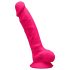 Silexd 7 - Dildo flexible y con ventosa 17,5cm (rosa)