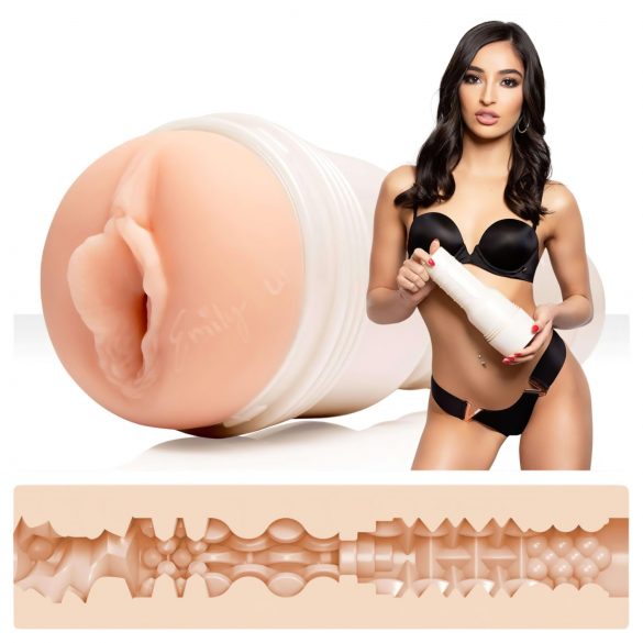 Fleshlight Emily Willis Squirt - vagina realista (natural)