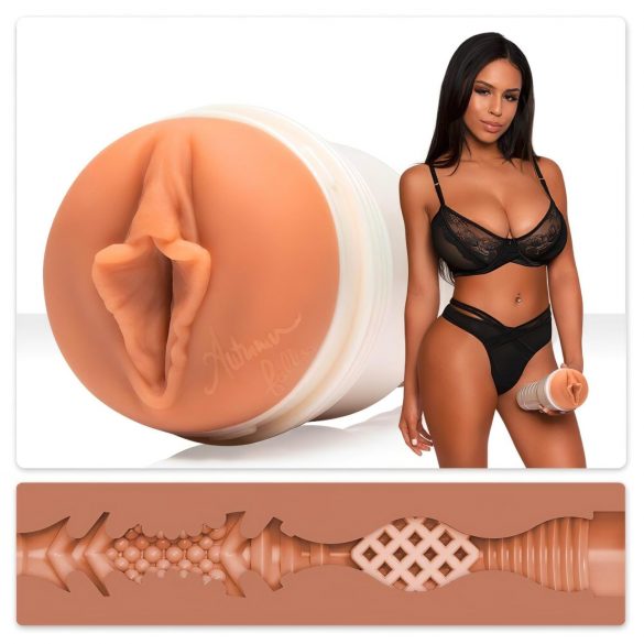 Fleshlight Autumn Falls Cream - vagina realista (color natural)