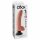 King Cock 9 - flexible vibrador 26cm piel natural