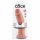 Rey Cock 10 - Gran Dildo con Base, 25cm - Natural