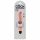 King Cock 7 Stiffy - Vibrador realista e impermeable (18cm) - natural