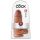 King Cock 9 Chubby - Dildo 23cm con ventosa - Tono oscuro natural