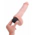 King Cock 8 - Dildo realista con espray (20cm) - natural