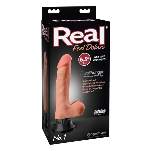 Vibrador realista Deluxe No.1 - sensación auténtica (natural)