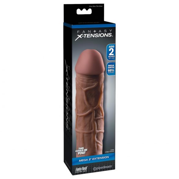 X-TENSION Mega 2 - funda realista 20,3cm - tono oscuro