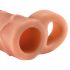 X-TENSION Perfect 2 - funda pene con anillo (19cm) - natural