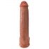 King Cock 15 - Dildo Gigante (38cm) - Tono Oscuro