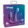 Éxtasis total 3 en 1 - Triple vibrador a control remoto (lila)