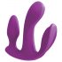 Éxtasis total 3 en 1 - Triple vibrador a control remoto (lila)