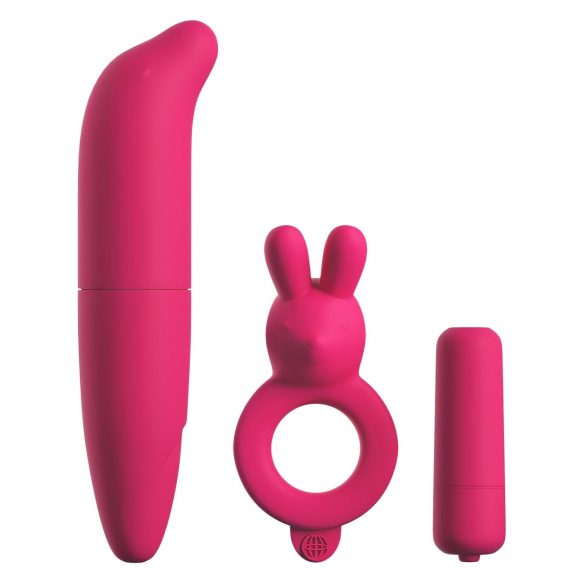 Classix - set de vibradores impermeables de 3 piezas (rosa)