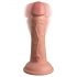 King Cock Elite 6 - vibrador realista con ventosa (15cm) - piel natural