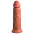 King Cock Elite 8 - Vibrador realista 20cm (tono oscuro)