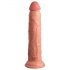 King Cock Elite 9 - vibrador con ventosa 23cm - natural