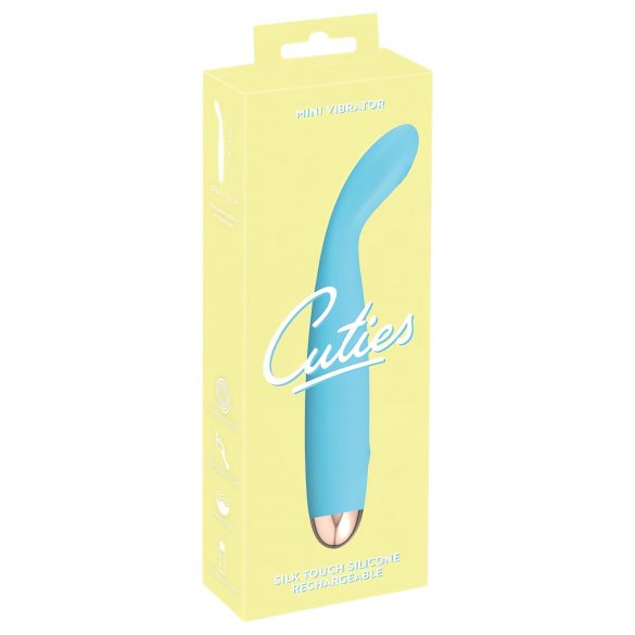 Cuties Mini - vibrador recargable, impermeable para punto G (turquesa)