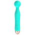 Varita Mini Cuties - masajeador vibrador recargable e impermeable (verde)