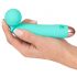 Varita Mini Cuties - masajeador vibrador recargable e impermeable (verde)