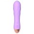 Cuties Mini - vibrador recargable, impermeable y texturado (morado)