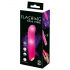 Mini vibrador rosa brillante recargable