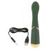 Vibrador resistente G-punto verde recargable Emerald Love