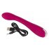 G-spot sonrisa - vibrador G-punto recargable (morado)