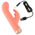 Conejito vibrador mini recargable - melocotón