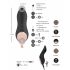 You2Toys CUPA - vibrador de clítoris recargable y calefactable (negro)