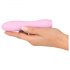 Mini rosa Cuties 3 - vibrador acanalado, recargable y resistente al agua